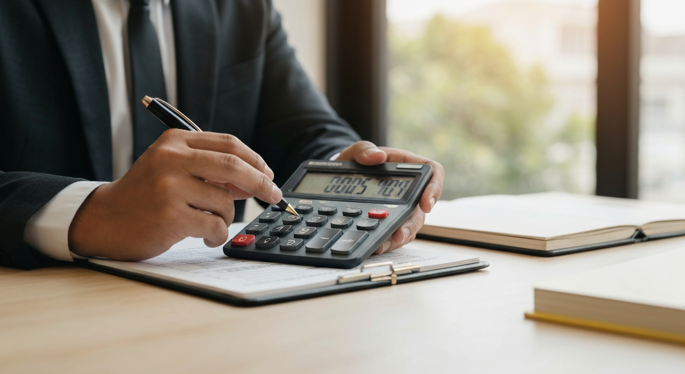 Business owner calculating Berkeley California business license tax based on gross receipts classifications