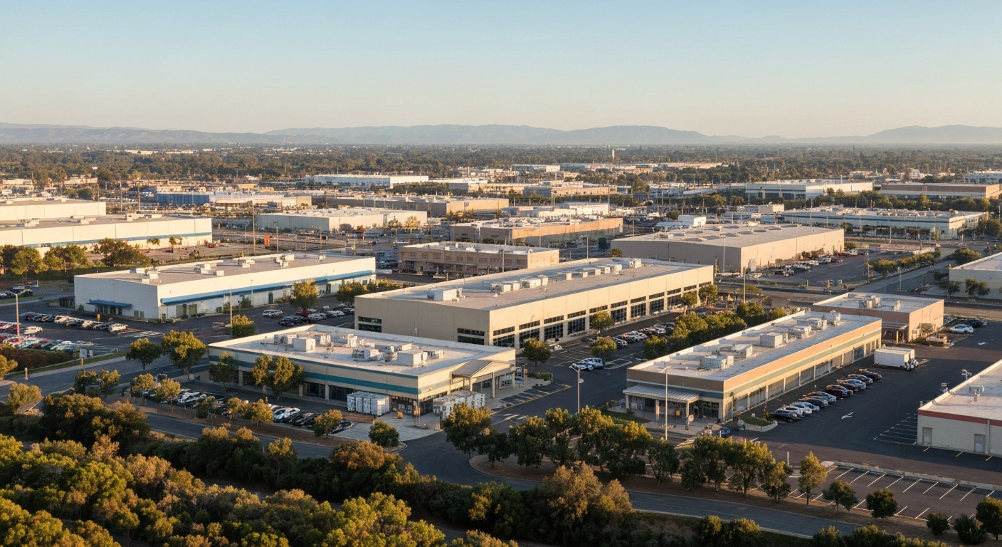 Fremont California industrial and technology district showing the East Bay manufacturing hub near Silicon Valley