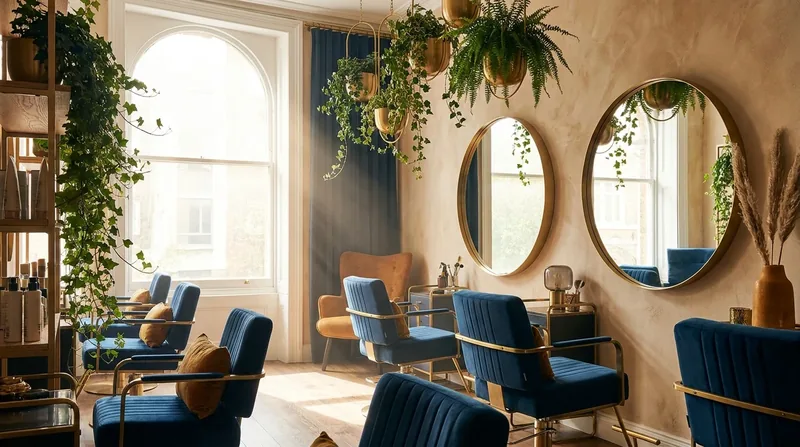 Bright salon interior with styling chairs, How to Start a Tattoo Shop in California