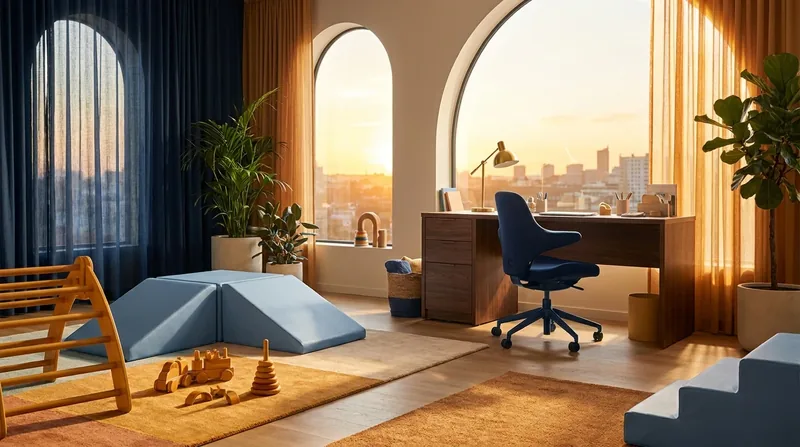 Sunlit playroom with soft blocks, How to Start a Home Daycare in California