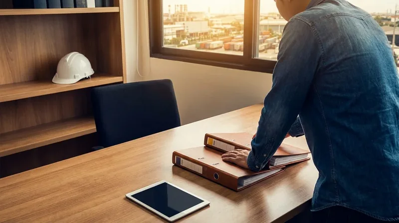 Payroll binders and a hard hat on a desk, California Local Minimum Wage by City 2026