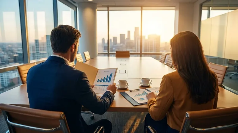 Advisors reviewing growth charts at a conference table, Best LLC Services in California (2026 Comparison)